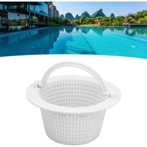 [Poolskimmerkorb] Poolskimmerkorb mit 9,7 cm Boden [Robustes Kunststoffmaterial] für Whirlpool und Schwimmbad