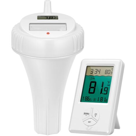 Poolthermometer, hängendes Poolthermometer, Dual-Screen-Anzeige des gleichen Bildschirms