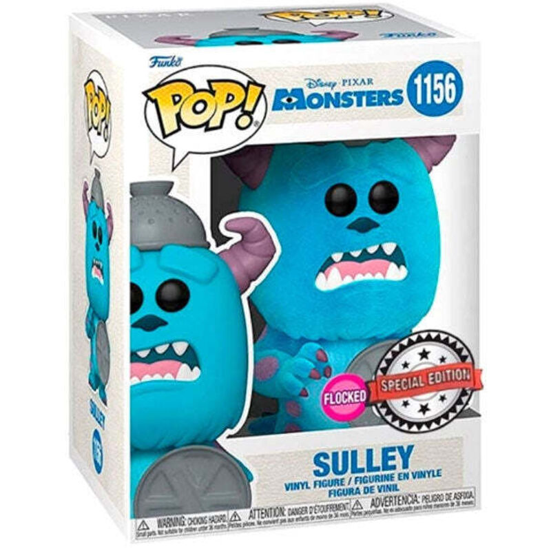 Funko Pop-figur Disney Monsters Inc 20. Sulley Beflockt Exklusiv