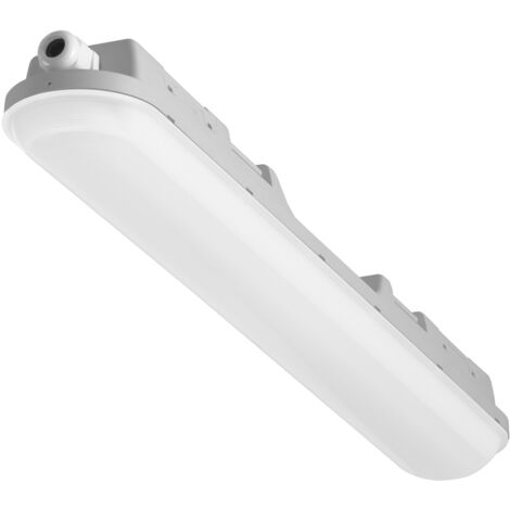 Pop - Schermo Stagno LED 16.1W da 56cm. Impermeabile, Resistente alla Polvere e all'Umidità IP65. Ideale per Garage  Officine