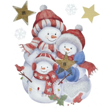 POP UP adesivi di Babbo Natale e compagnia - Pupazzo di neve - Feeric lights & christmas