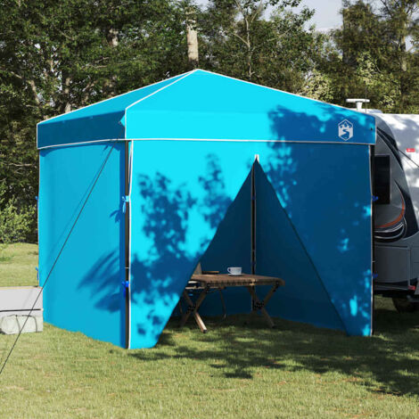 Pop-up Canopy Tent Blue 250 x 250 cm Fabric vidaXL