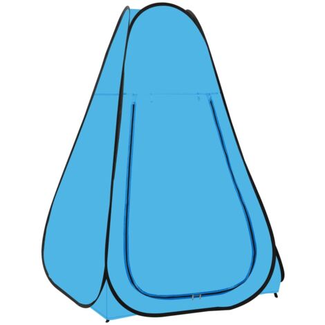 Pop-Up Duschzelt Blau vidaXL