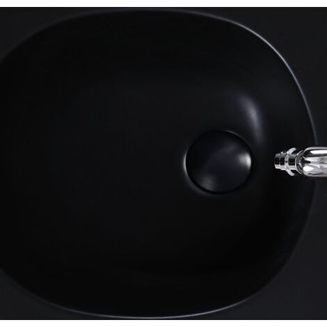Pop-Up für Bidet(matt schwarz)