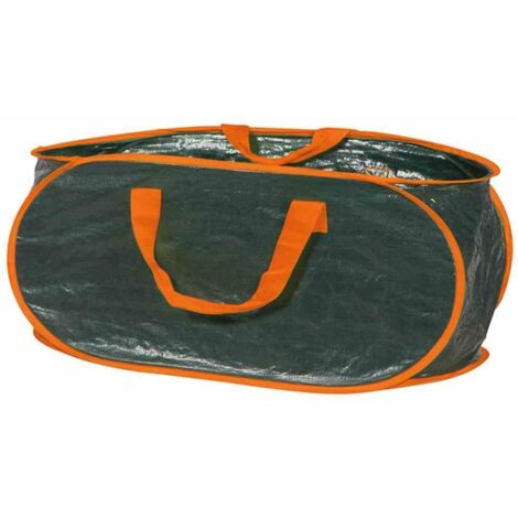 Pop-Up Gartensack 110L, oval, Polyethylen 80x37x37 cm