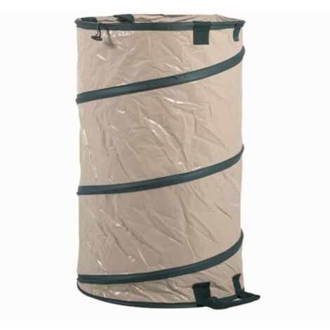 Pop-Up Gartensack 120L, Premium-Gewebe 45x45x76 cm, Springrahmen