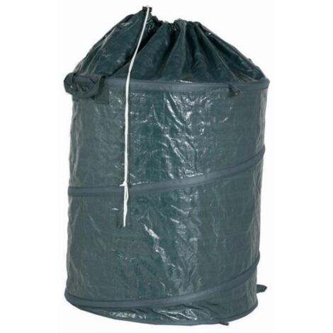 Pop-Up Gartensack 160L, Polyethylen 56x56x65 cm, Springrahmen