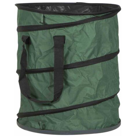 Pop-Up Gartensack 175L, Polyester 56x56x70 cm, Kunstoffboden