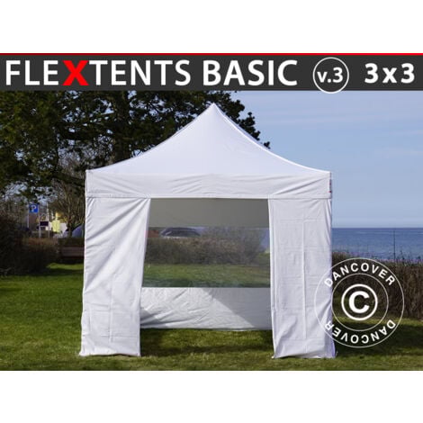 gazebo FleXtents Pop up canopy Folding Pop up gazebo FleXtents Basic, 2x2 m
