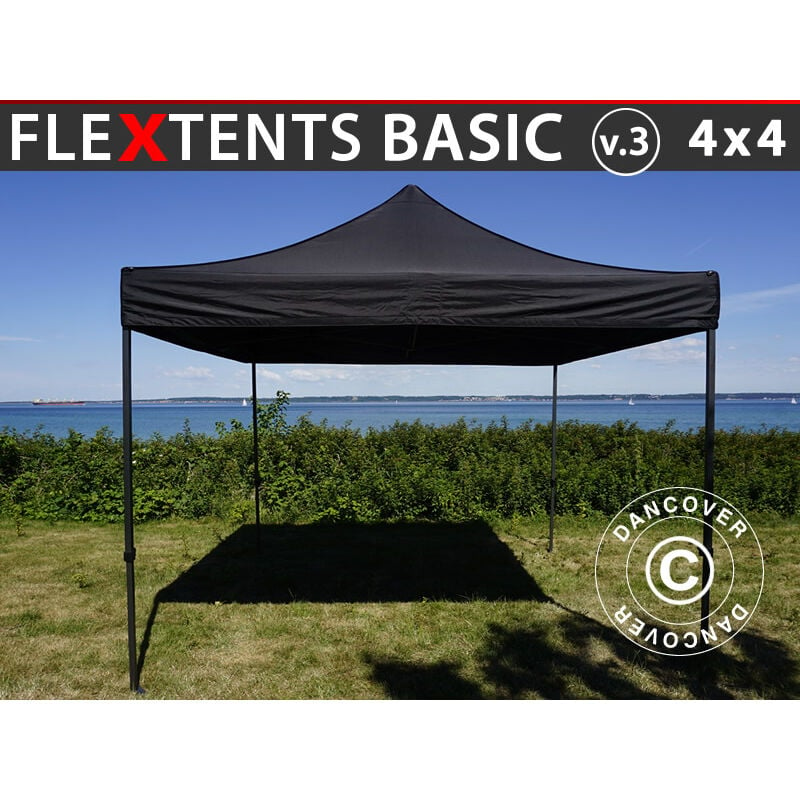 Dancover - Pop up gazebo FleXtents Pop up canopy Folding tent Basic v.3, 4x4