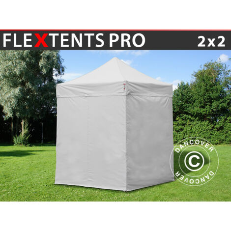 Pop up gazebo FleXtents Pop up canopy Folding tent PRO 2x2 m