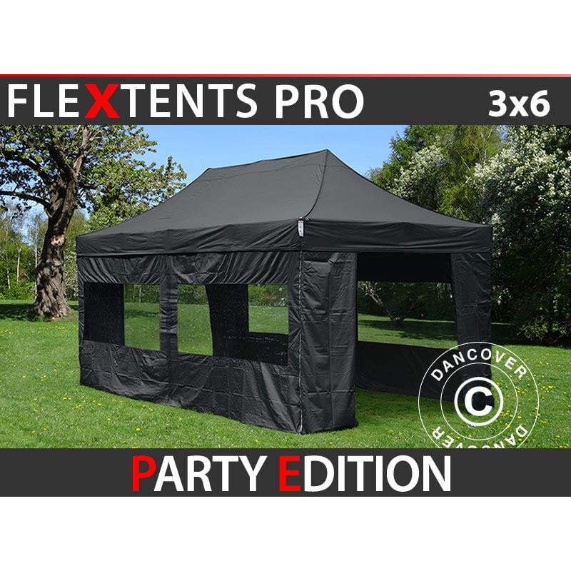 Dancover - Pop up gazebo FleXtents Pop up canopy Folding tent pro 3x6 m