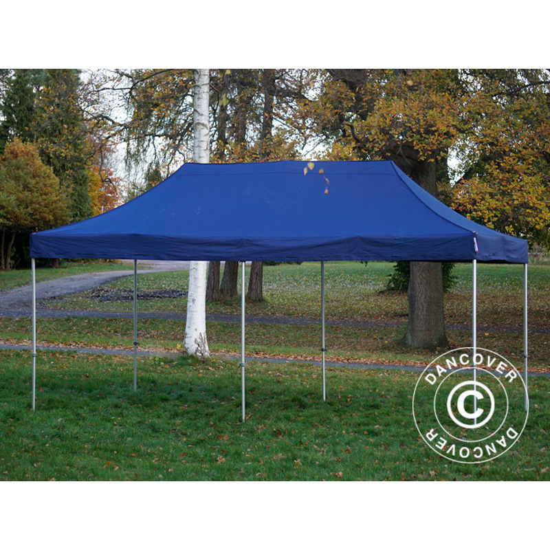 Pop up gazebo FleXtents Pop up canopy Folding tent PRO 3x6 m Dark blue