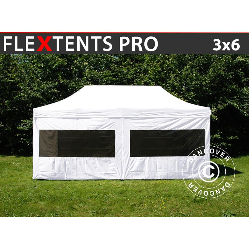 Pop up gazebo FleXtents Pop up canopy Folding tent pro 3x6 m