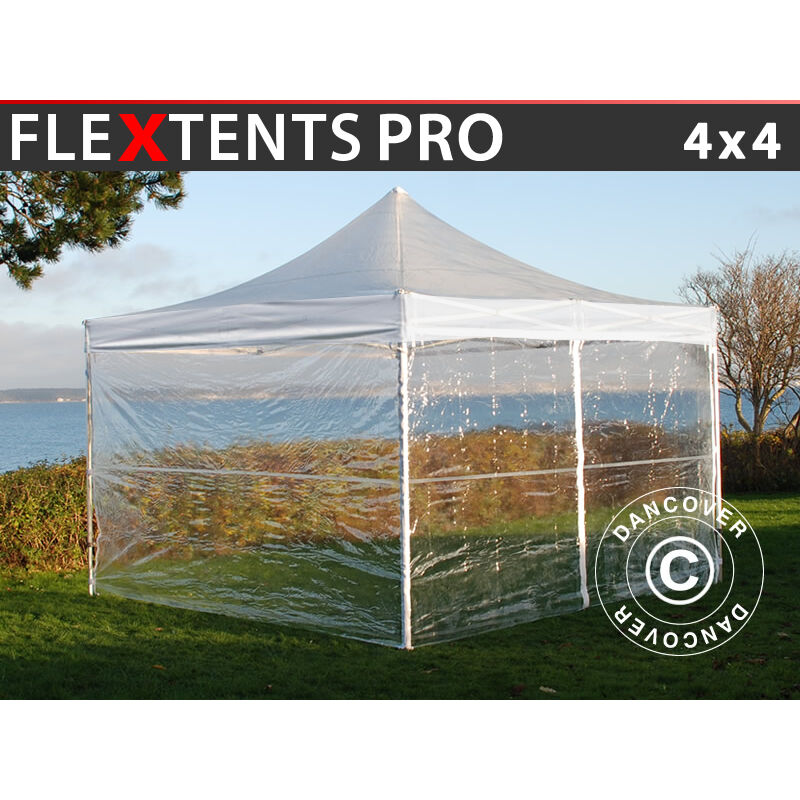 Dancover - Pop up gazebo FleXtents Pop up canopy Folding tent pro 4x4 m