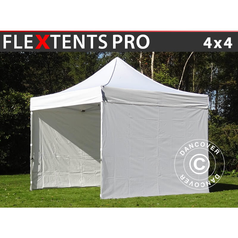 Pop up gazebo FleXtents Pop up canopy Folding tent PRO 4x4 m