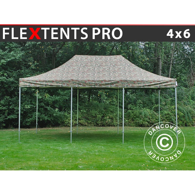 Pop up gazebo FleXtents Pop up canopy Folding tent pro 4x6 m