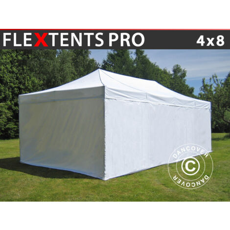 Pop up gazebo FleXtents Pop up canopy Folding tent PRO 4x8 m