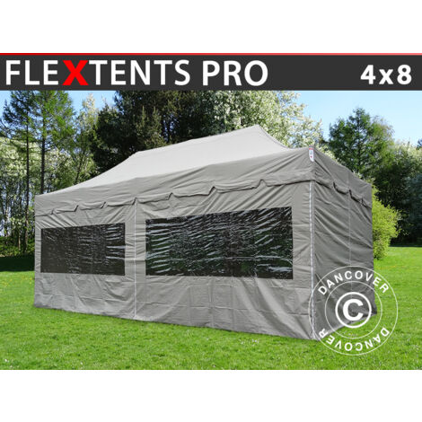 Pop up gazebo FleXtents Pop up canopy Folding tent PRO "Peaked"