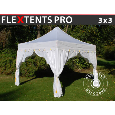 Pop up gazebo FleXtents Pop up canopy Folding tent PRO "Raj" 3x3