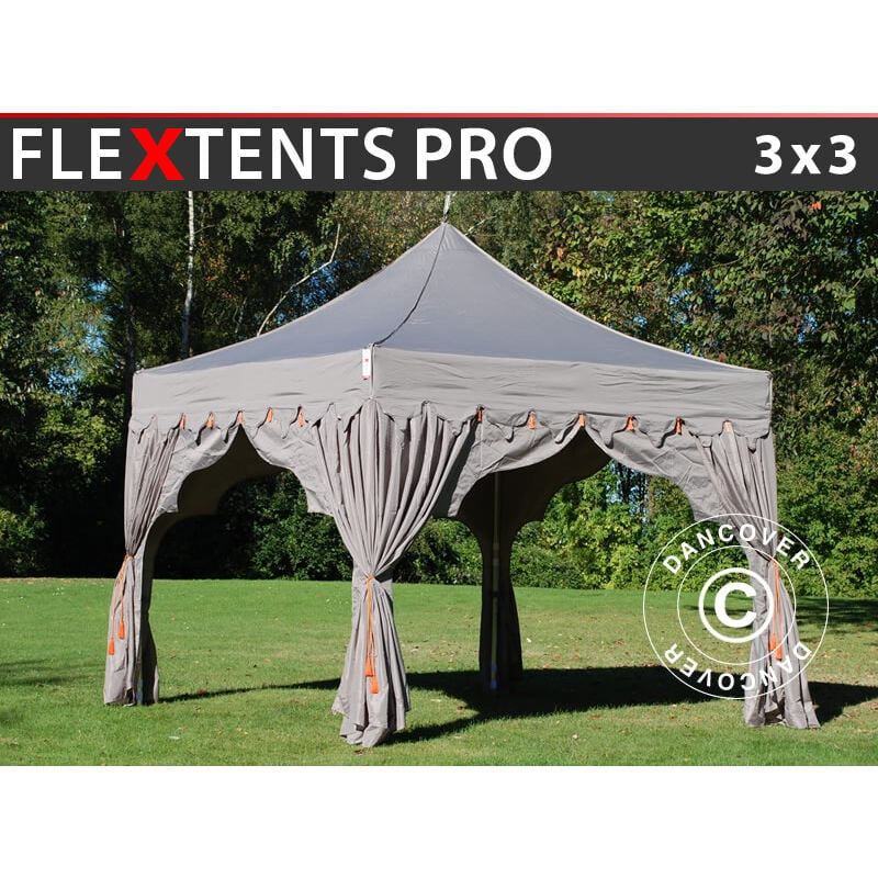 Dancover - Pop up gazebo FleXtents Pop up canopy Folding tent pro 'Raj' 3x3