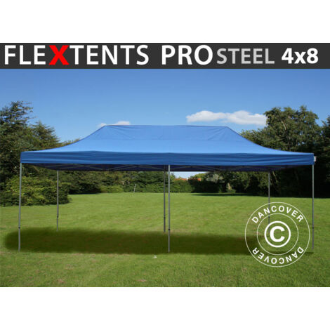 Pop up gazebo FleXtents Pop up canopy Folding tent PRO Steel 4x8