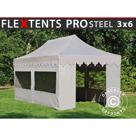 Pop up gazebo FleXtents Pop up canopy Folding tent PRO Steel