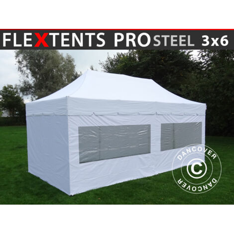 Pop up gazebo FleXtents Pop up canopy Folding tent PRO Steel