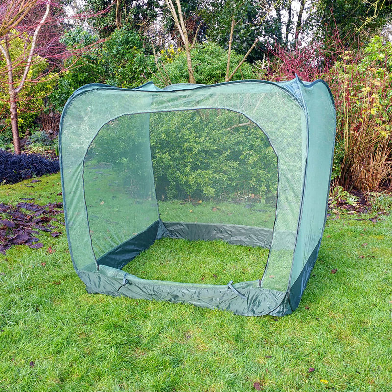 Gardenskill - Pop-Up Net Fruit Cage – 1.25m x 1.25m x 1.35m high