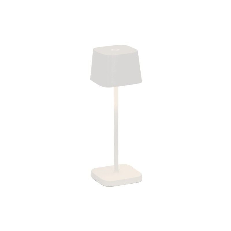 Ofelia pro micro Lampe de table led blanche rechargeable et dimmable - Zafferano