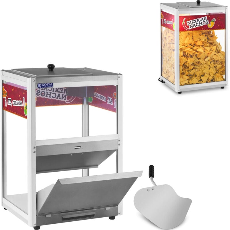 Royal Catering - Machine à Nachos ou Popcorn Commercial Professionele électrique Chaud Cabinet