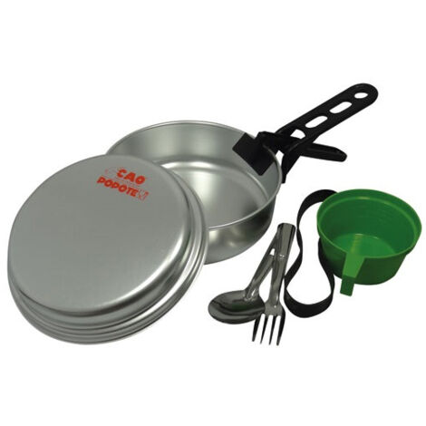 Popote alu scout 1 personne 7 pieces - CAO