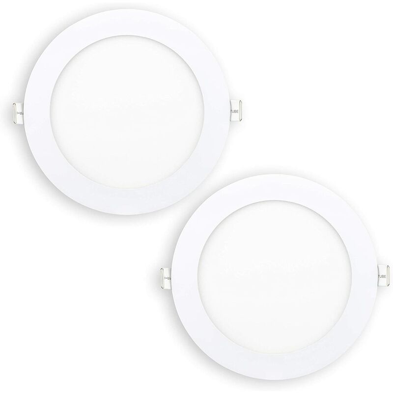 

Placa Downlight LED redondo 12W (Pack x2) 1020Lm corte: 153mm 3000K IP20 AC100-240V|AVANCE LED