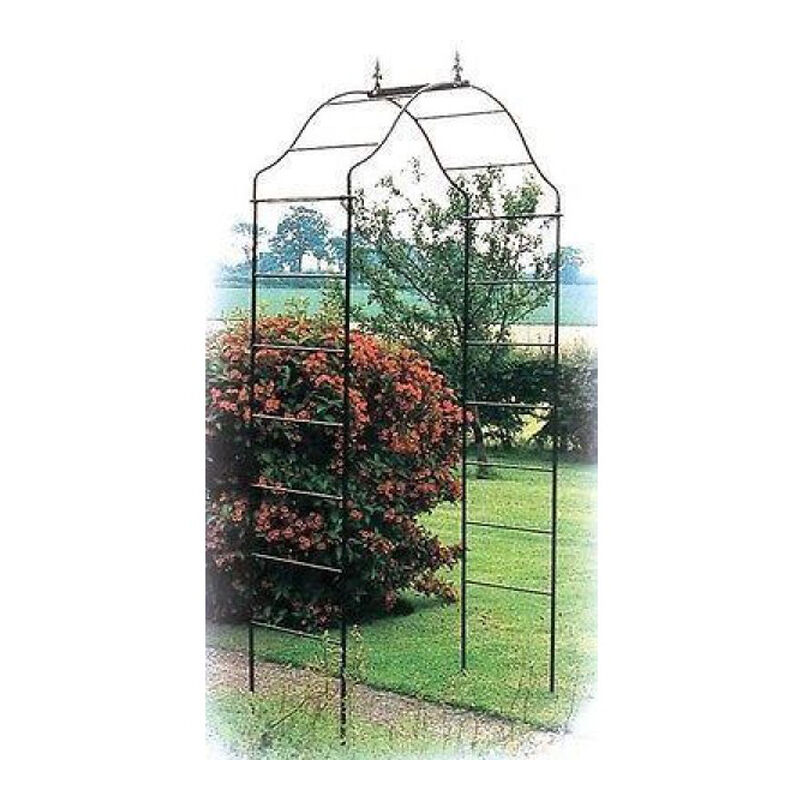 Arcadia Arch - Garden Archway - Solid Steel - L48.3 x W91.4 x H213.4 cm - Black