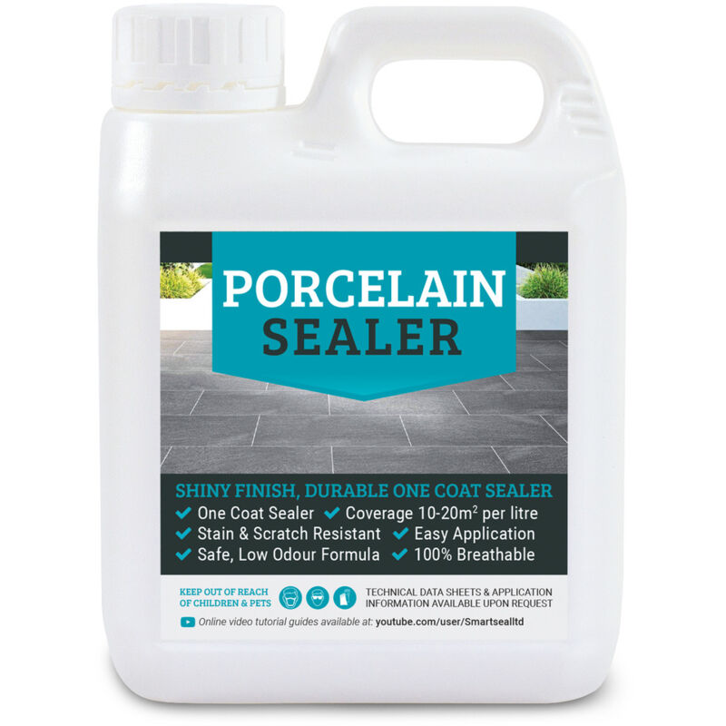Smartseal - Porcelain Sealer - One-coat, easy application, stain & scratch resistant, 100% breathable - 1 Litre