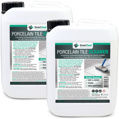 Porcelain Tile Cleaner - 2 x 5 Litres