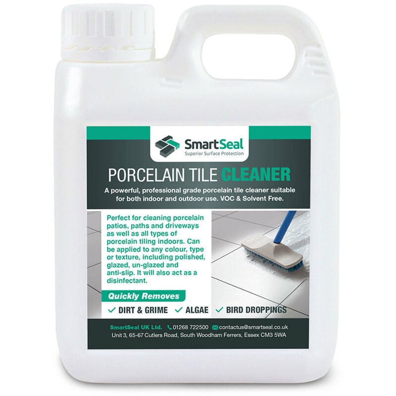 Porcelain Tile Cleaner - Professional-grade cleaner for both indoor & outdoor use - 1 Litre