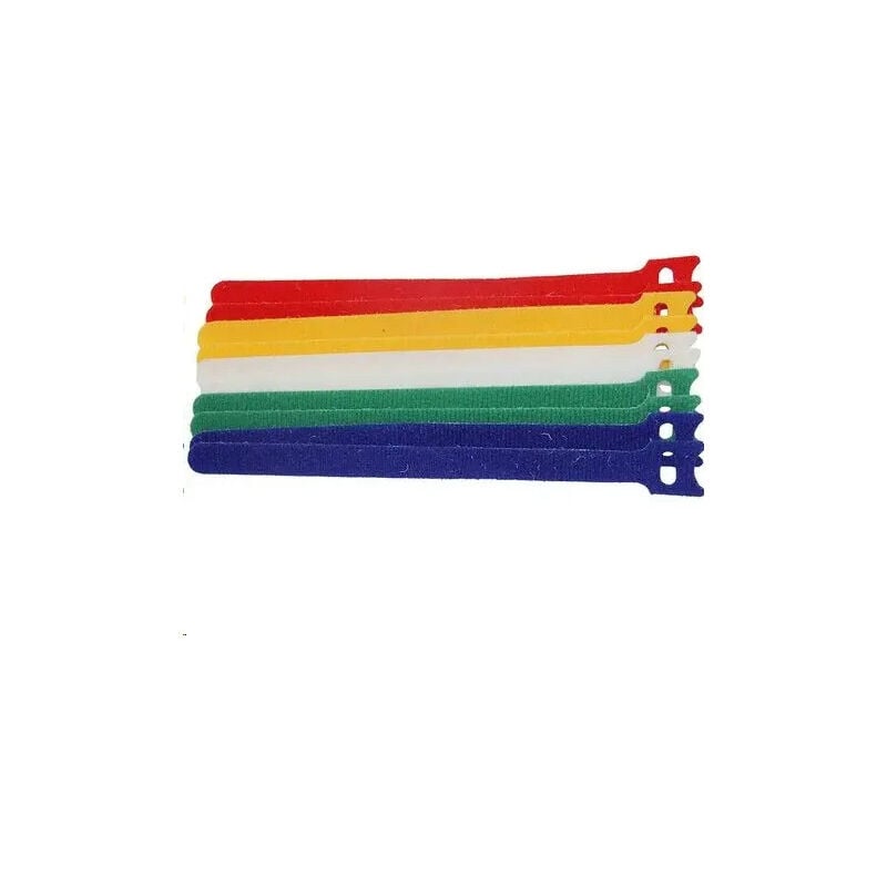 

Pinza de velcro, 12x200mm, 5 colores, 10 piezas