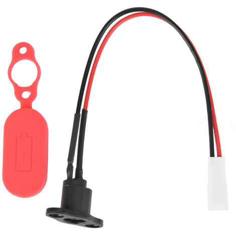 Port de chargement de manchon en silicone avec couvercle étanche pour accessoire de scooter électrique Xiaomi M365