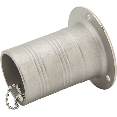 Port de Remplissage Marin en Acier Inoxydable 316 de 50mm pour Réservoirs de Bateau, Pont et Remorque, Remplisseur Eau de Mer