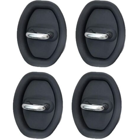 Port De Voiture De Protection Pour Porte - Autocollant Protecteur Silicone 4 Pièces Couverture Serrures Clôture Rou
