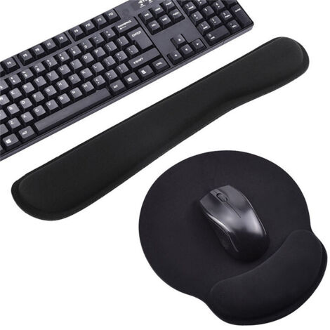 Port Modèle Ergonomique repose poignets noir confortable