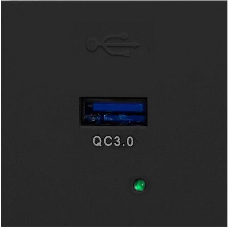 Port modulaire avec chargeur rapide USBQ OR-GM-9010/B/USBQ