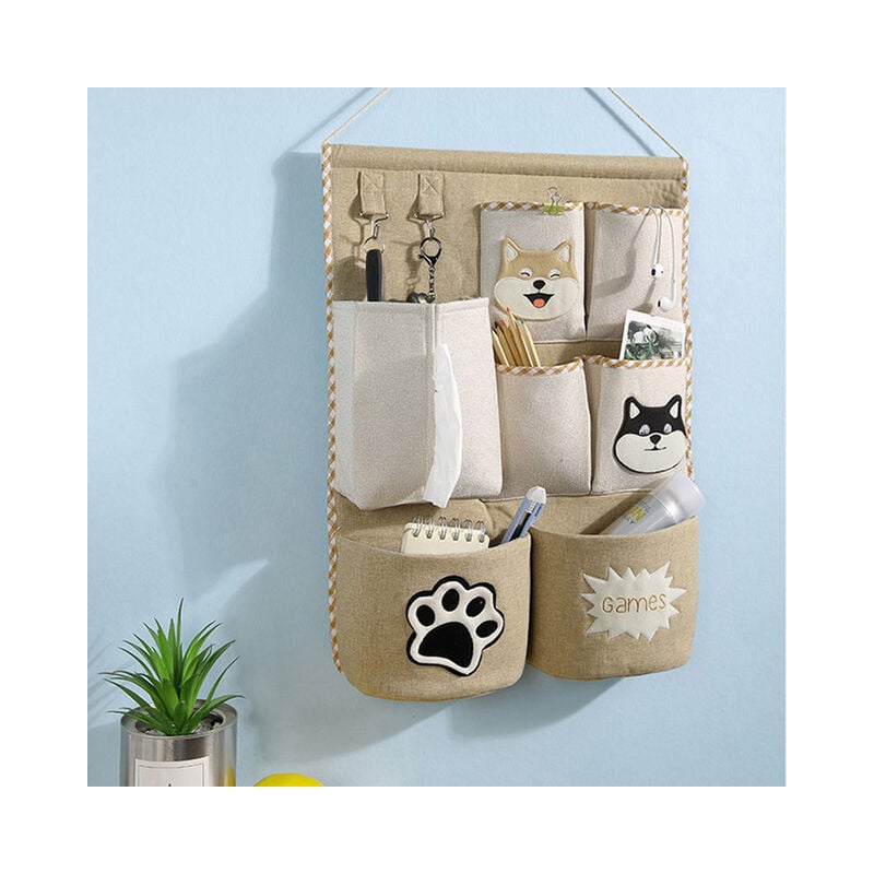 Porta a muro appesa borsa portaoggetti armadio a