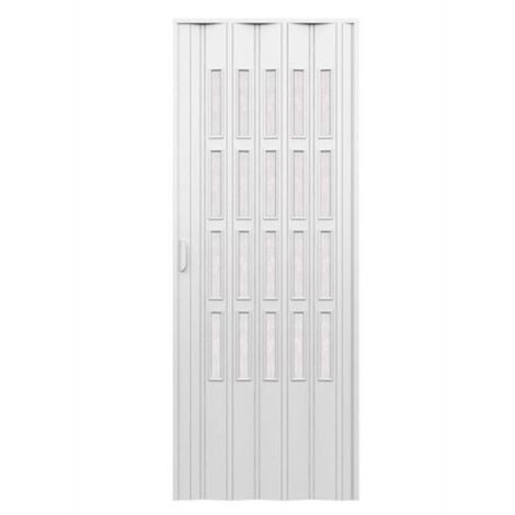 PORTA A SOFFIETTO MAYA CM 83X214 LEGNO SCURO : : Fai da te