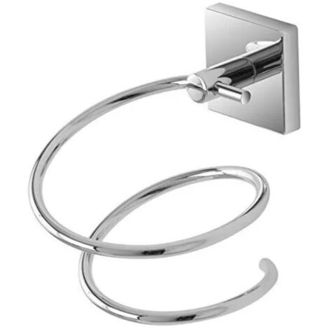 Porta asciugacapelli easy cromo 14x14x9 cm arredo bagno 959011 feridras