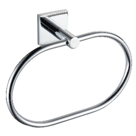 PORTA ASCIUGAMANI AD ANELLO LINEA GIONA- Cromo - Fiss. con viti- DHIMP- pezzi 1