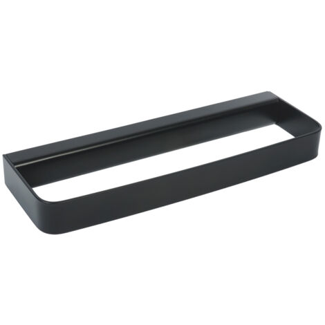 PORTA ASCIUGAMANI AD ANELLO MOD. 25 Nero cm 25 x h.2,5 x 8 METAF