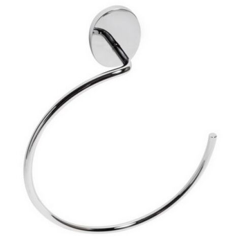 PORTA ASCIUGAMANI AD ANELLO MOD. BIRD Cromo cm 20 x h.23,7 x 5,5
