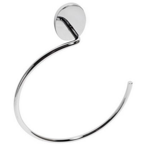 PORTA ASCIUGAMANI AD ANELLO MOD. BIRD Cromo cm 20 x h.23,7 x 5,5 METAF